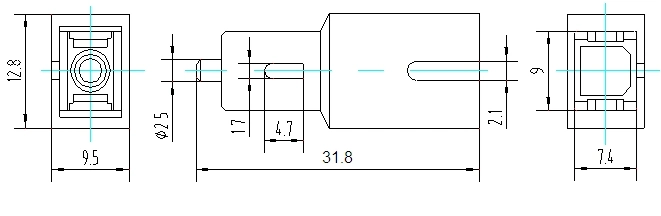 FTTH Optical Grating Reflector Fiber Bragg Grating Fbg Filter