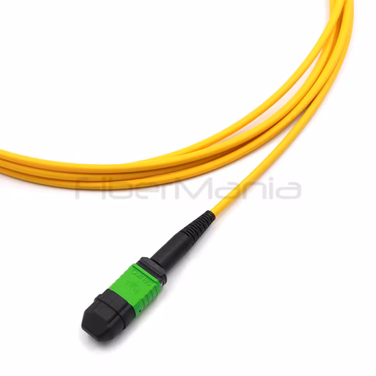 MTP/APC Hembra a 12 LC/APC Simplex Fanout Cable 12 Fibras Monomodo 9/125 1M (12 Fiber MTP/APC-LC/APC Breakout Cable)