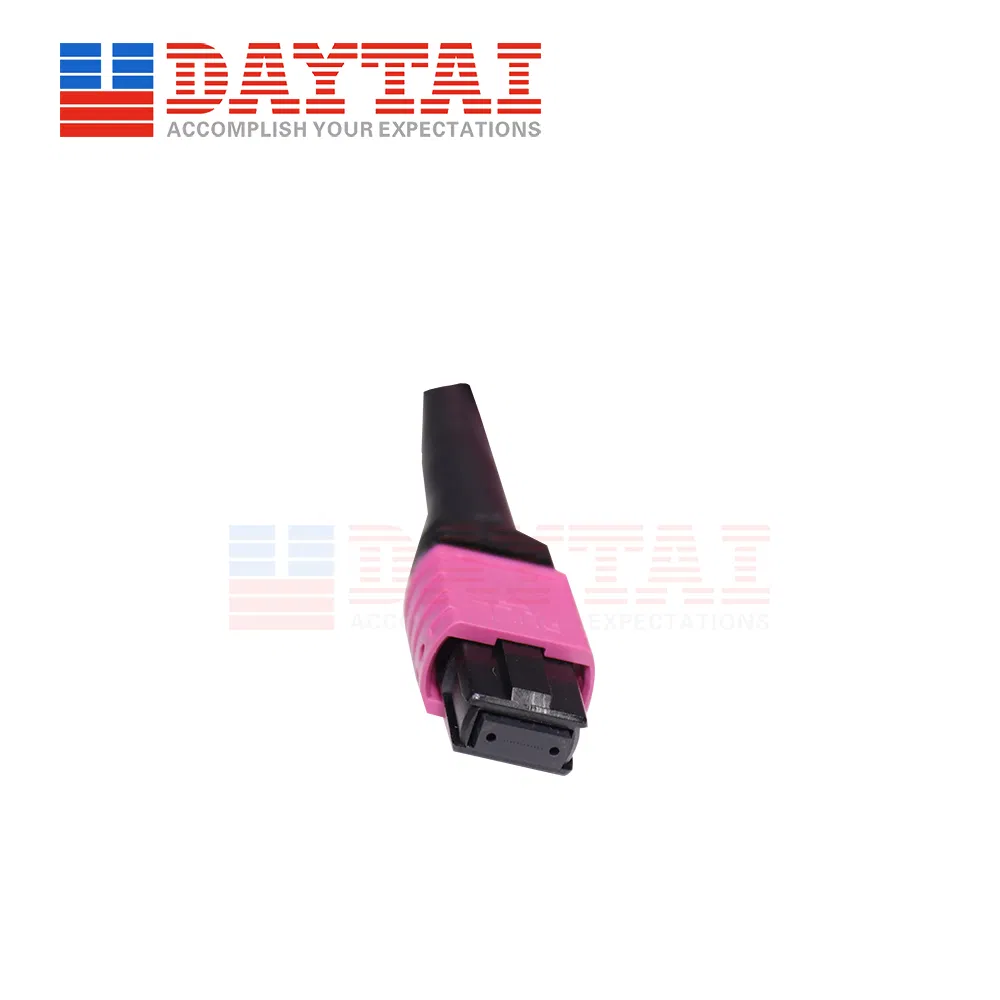 Cable troncal de fibra óptica MPO/MTP de baja pérdida Om4 Om5