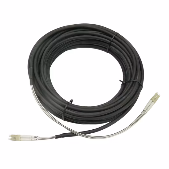 Cable de caída preconectorizado para exteriores, Cable de conexión FTTH Simplex Duplex, conector Sc APC, conector de fibra óptica, coleta de plomo