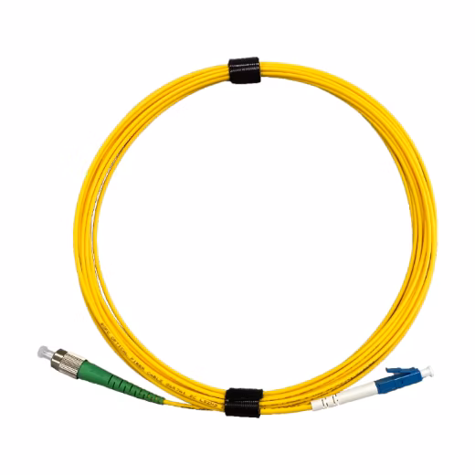 Coleta de fibra óptica símplex monomodo LSZH Sc/APC
